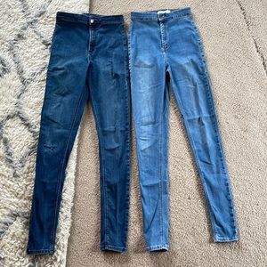 Topshop Joni Moto Jeans 🏍 2 washes